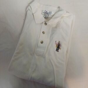 Cross Basics XL‎ Mens Golf Tournament Polo Shirt Embroidered Cartoon